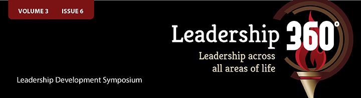 Volume 3 Issue 6; Leadership 360, Leadership across all areas of life 