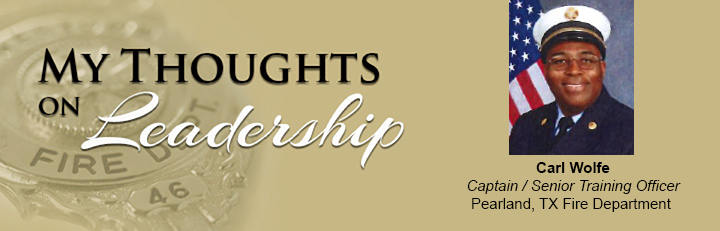 My Thoughts on Leadership - Carl Wolfe headshot